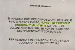 avviso appeso