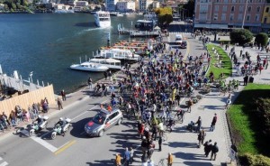 Un'edizione passata di "Comocuore in bicicletta"