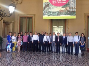 La delegazione cinese della provincia di Heilongjiang