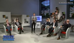 Da sinistra: Gianni Imperiali, Andrée Cesareo, Sergio Gaddi, Luca Ceruti ed Enrico Bianchi