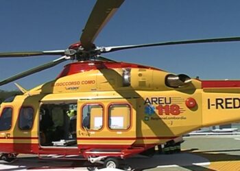 Elisoccorso. Incidente Cantù