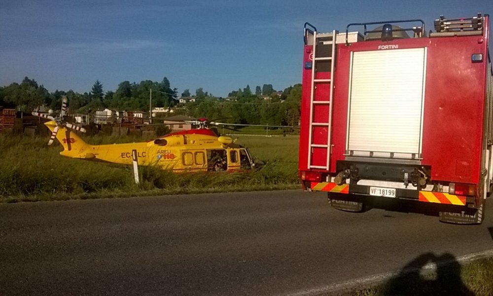 Grave incidente a Canzo: motociclista in ospedale a Monza