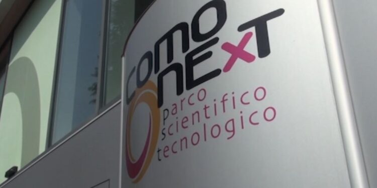 L'ingresso del Parco Scientifico Tecnologico ComoNExT a Lomazzo