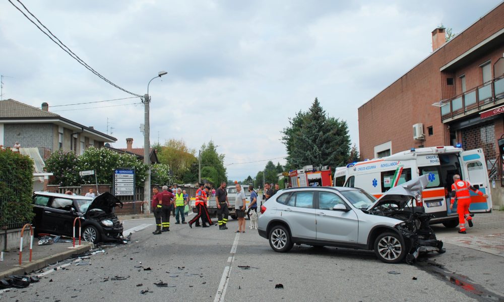 Turate: incidente tra auto, due feriti, uno molto grave