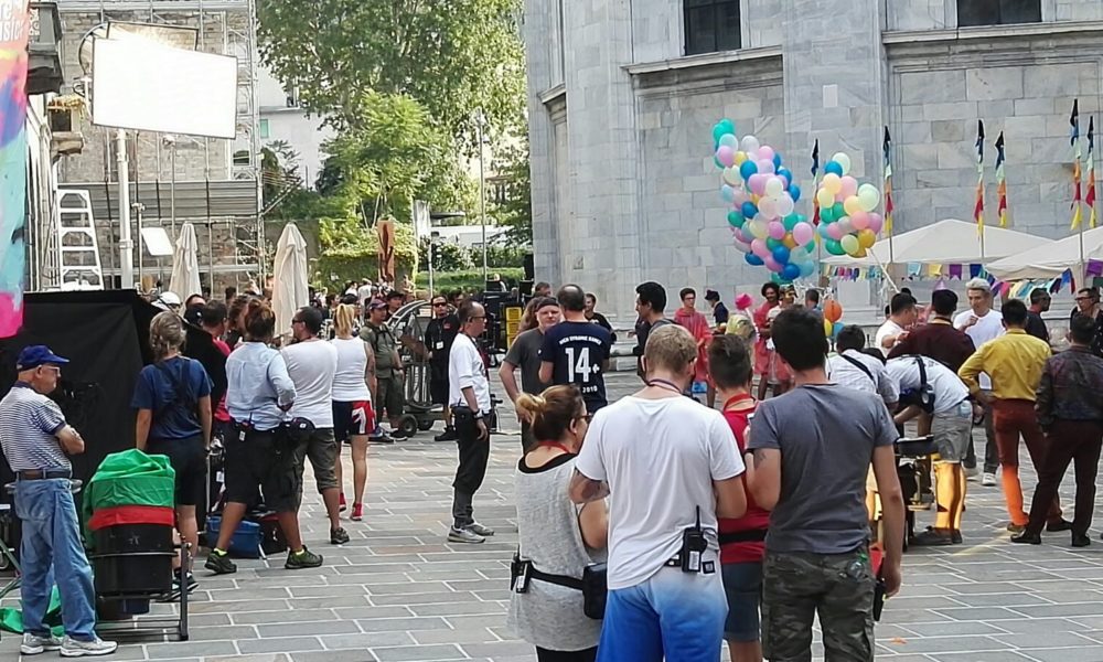 VIDEO Chinawood, chiuso il megaset: uno spot planetario per Como