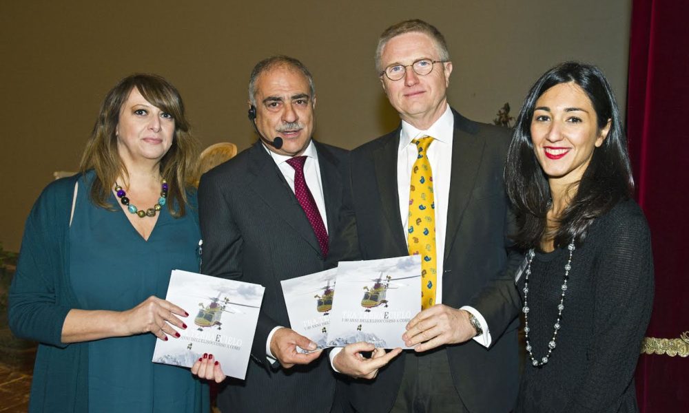 Trent’anni di elisoccorso a Como, festa al Teatro Sociale e un libro celebrativo