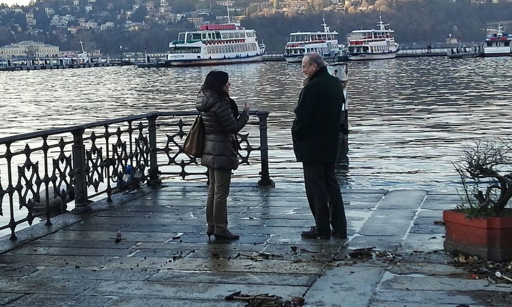 VIDEO Paratie, sopralluogo dell’unità di crisi sul cantiere: “Restituire l’area ai comaschi”