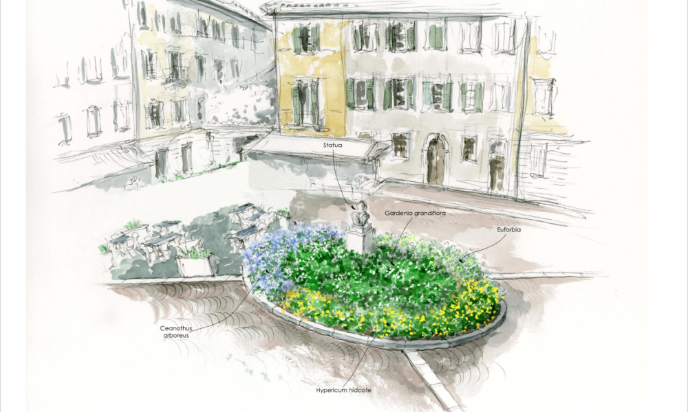 Meno sedie nei locali e più verde: ecco la nuova piazza Mazzini