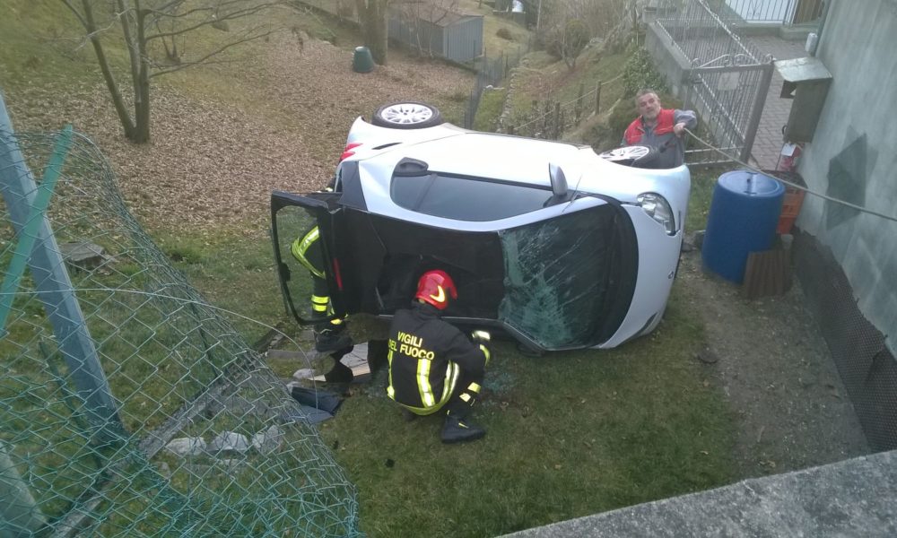 San Fedele Intelvi, Smart vola sopra un serbatoio interrato: ragazza in ospedale
