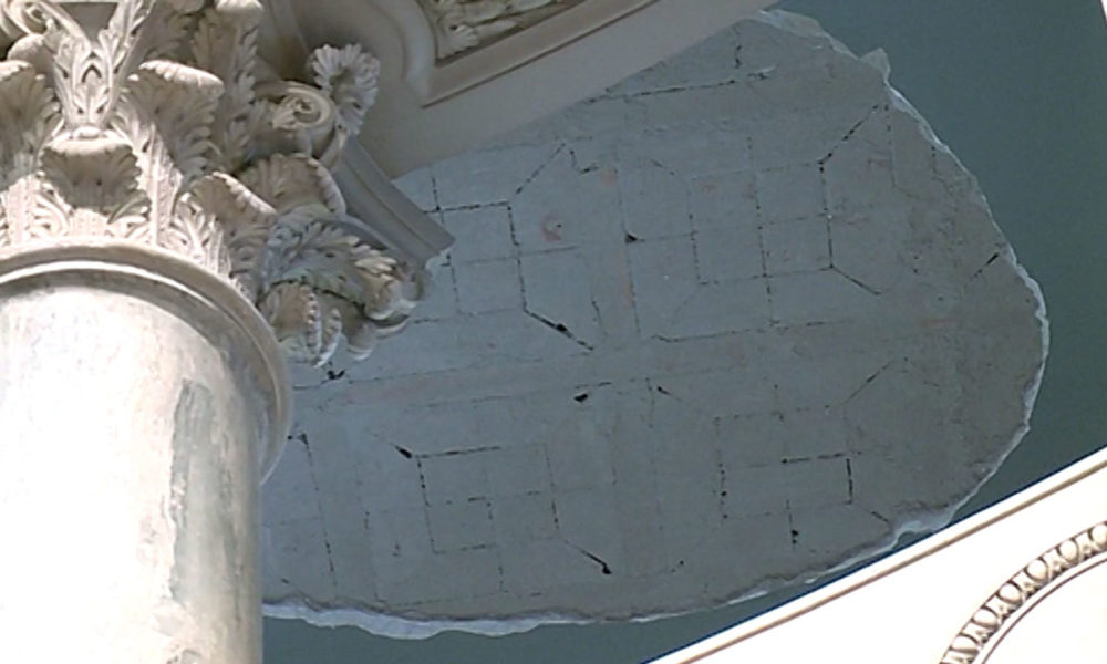 VIDEO Tempio Voltiano la denuncia di Rapinese: “Due anni e mezzo dopo il crollo tutto uguale”