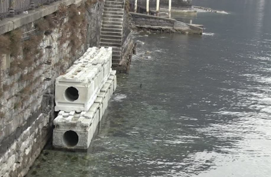 Lago basso, l’allarme di Lusardi: “Le sponde stanno cedendo”