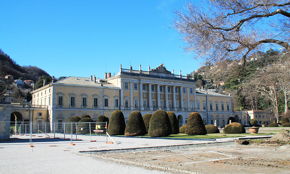 Como, lavori a Villa Olmo per rifare le recinzioni. Il cantiere al via lunedì
