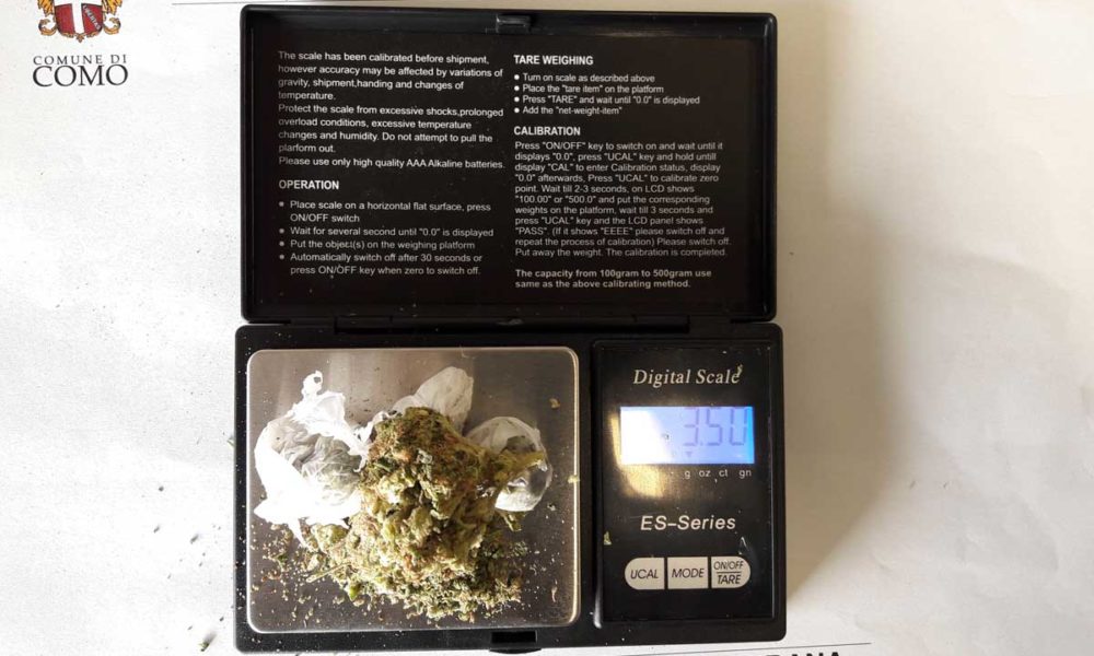 Como, quartiere Borghi: droga vicino alle scuole, denunciato ventenne