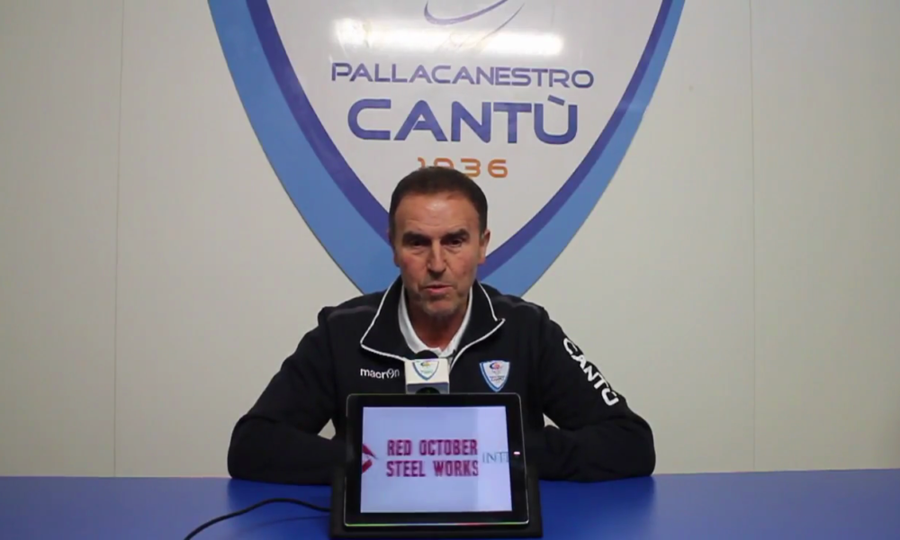 Cantù domani in casa affronterà Pistoia. Recalcati: “Serve una vittoria per metterci al sicuro”