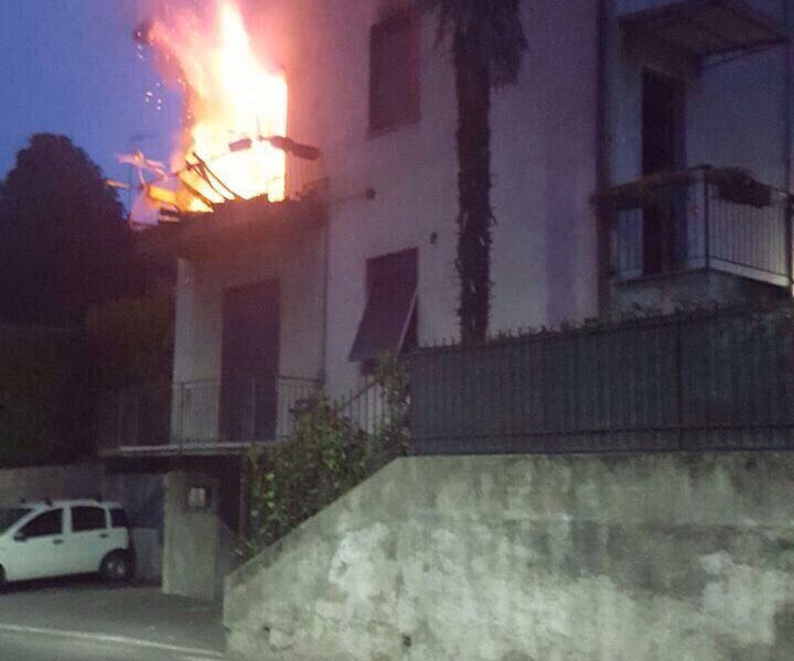 San Fermo, incendio in un appartamento. Tre all’ospedale