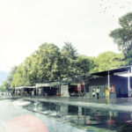 Giardini a lago di Como