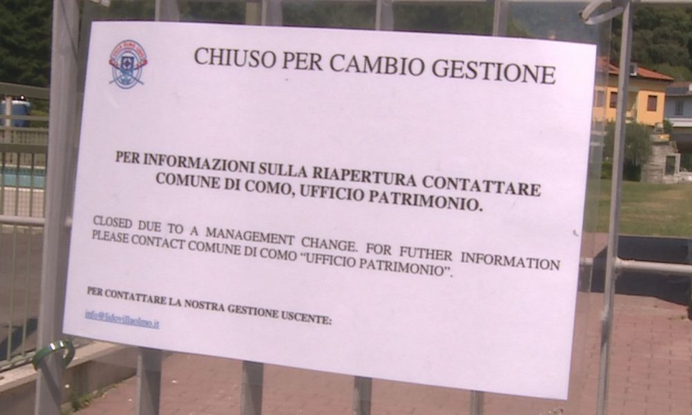 Lido di Villa Olmo, corsa contro il tempo per la riapertura a Ferragosto