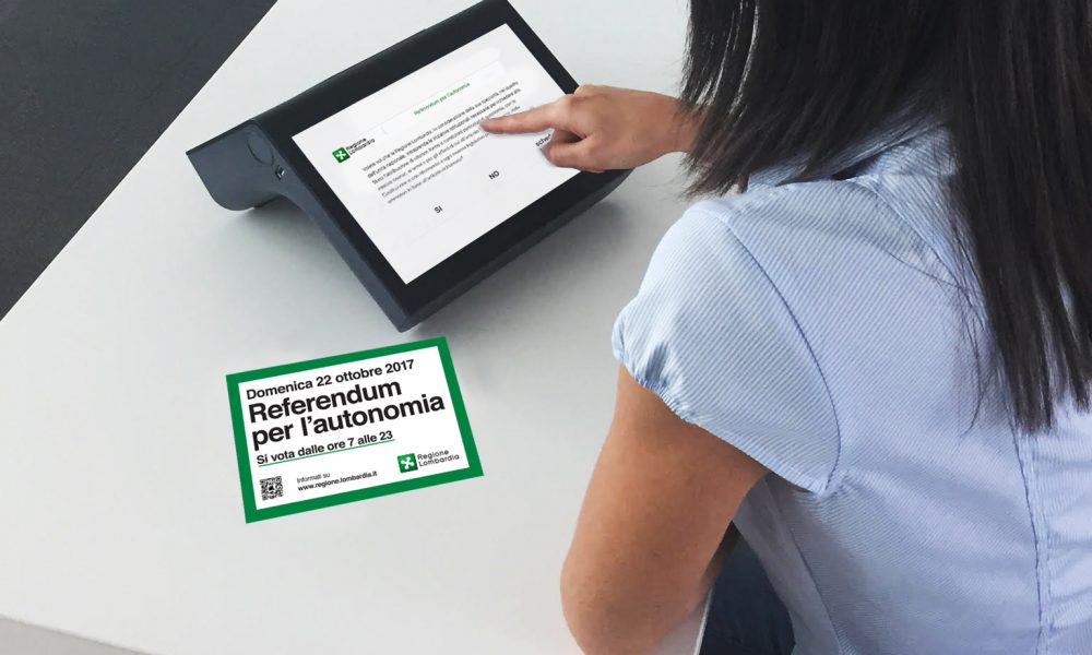 Referendum per l’autonomia della Lombardia del 22 ottobre, la vecchia scheda sostituita dal voto elettronico