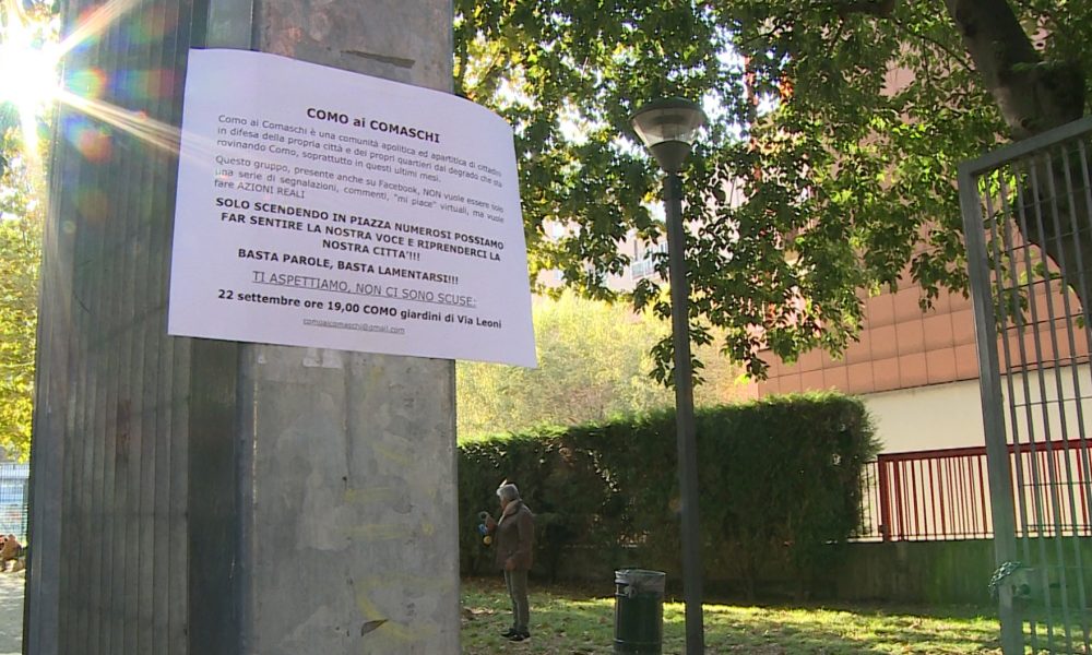 Estrema destra ai giardini di via Leoni: “Basta bande di migranti”. Ma la Caritas: “Colazioni anche a San Giuseppe”