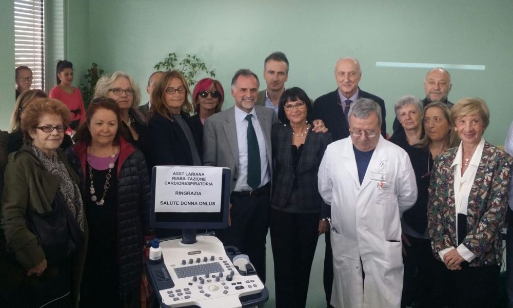 Ospedale di Cantù, l’associazione Salute Donna ha donato un nuovo ecografo