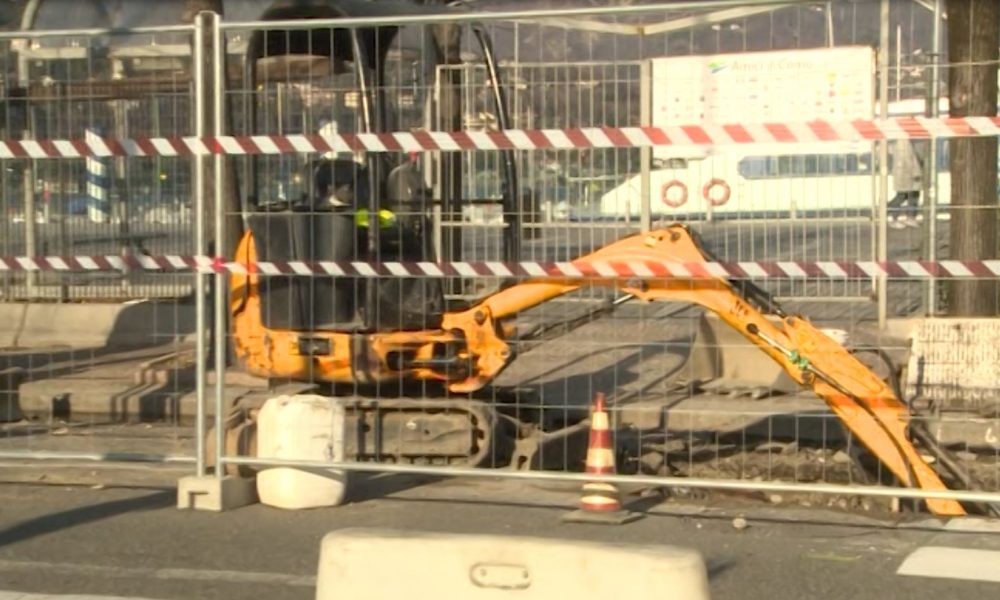 Cantiere lungolago Trento, i lavori termineranno giovedì prossimo
