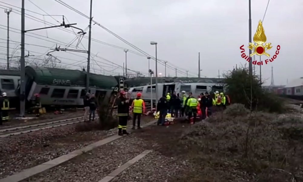 Pioltello, deraglia convoglio di Trenord. Almeno 3 morti e un centinaio di feriti