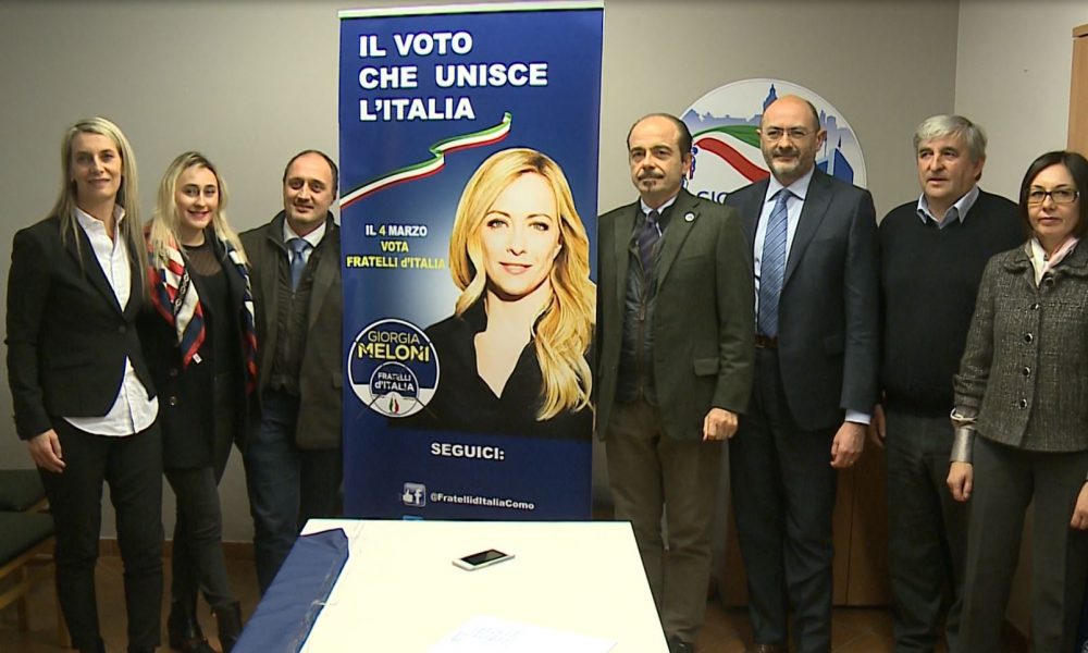 Regionali 2018, Fratelli d’Italia presenta i candidati comaschi
