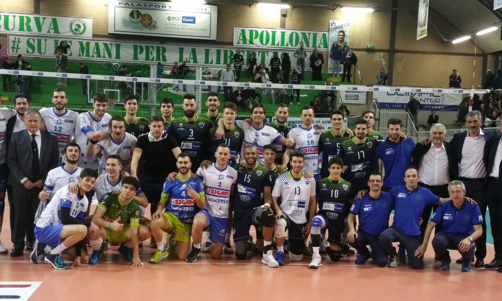 Pallavolo, Sigma Aversa si impone 3-0 nell’ultima partita del campionato al Parini di Cantù
