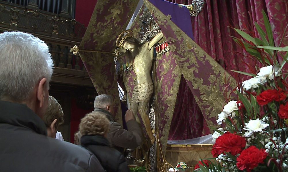 Settimana Santa: da domani pomeriggio il bacio al Santuario del Crocifisso