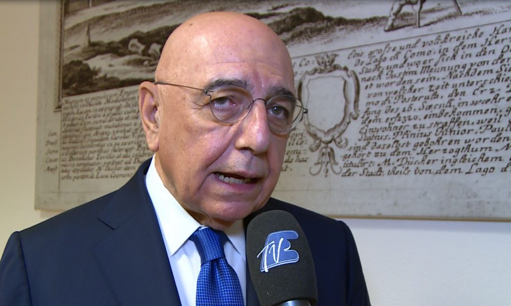 Adriano Galliani: “Cutrone ha il gol nel sangue”. E indica le priorità per l’Italia: “Creare posti di lavoro”