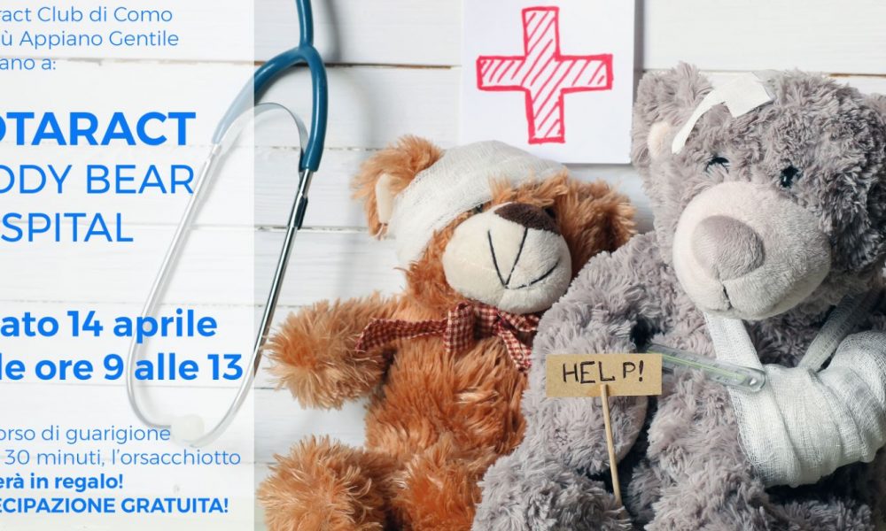 Al Sant’Antonio Abate di Cantù arriva l’orsetto Teddy per scacciare la paura dell’ospedale