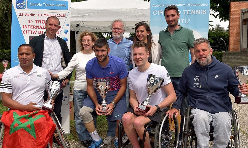 Tennis in carrozzina, giovani olandesi protagonisti al “Città di Cantù”