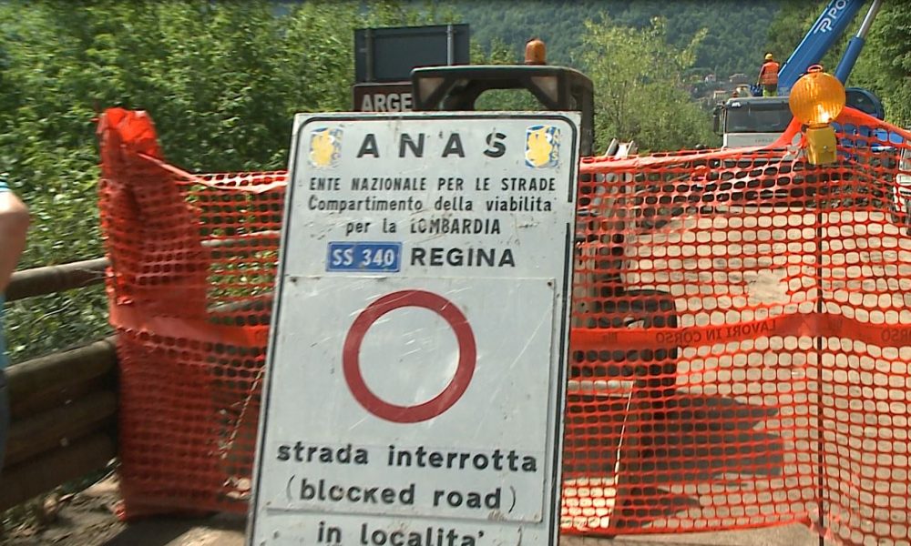 Variante della Tremezzina, blocco totale notturno della Regina a Colonno dal 15 al 20 novembre