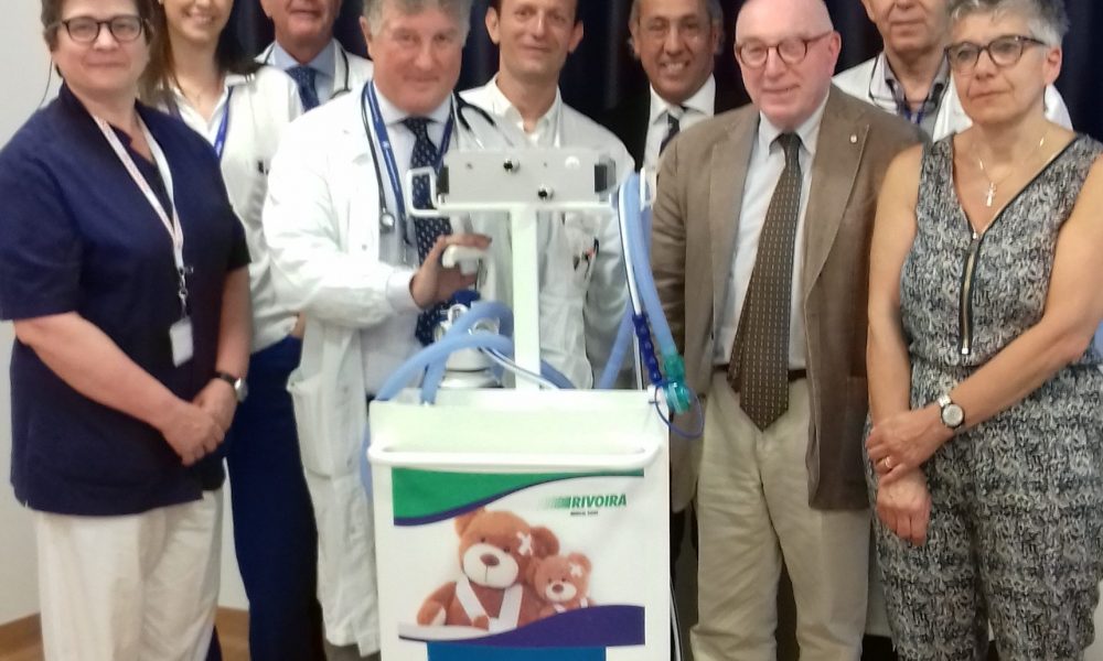 Sant’Anna, un nuovo ambulatorio per la fisioterapia respiratoria per i bimbi fragili