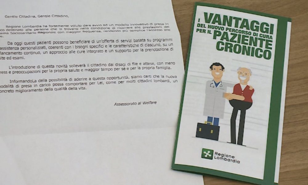 La presa in carico dei pazienti cronici, sono quasi 60mila quelli che hanno aderito finora in ATS Insubria