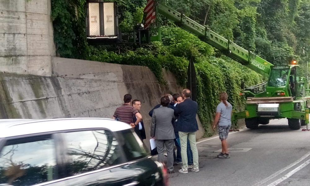Viadotto dei Lavatoi, sopralluogo del consulente del Tribunale di Como