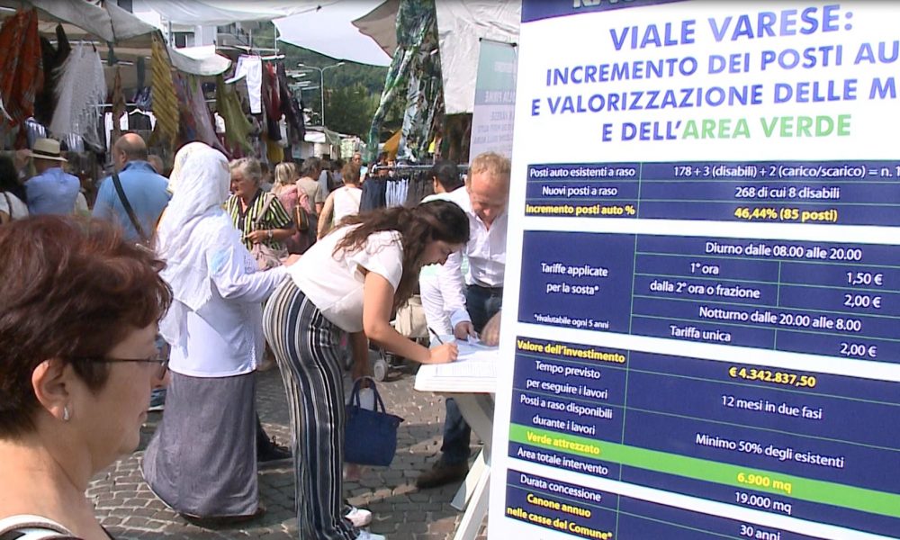Progetto viale Varese, la raccolta firme di Confesercenti. Comaschi divisi sui nuovi parcheggi