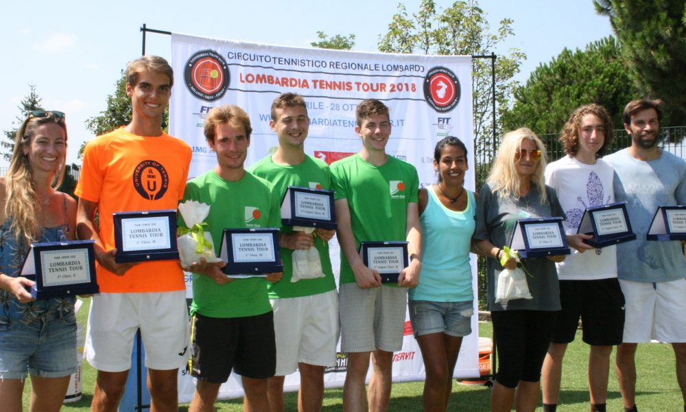 Lombardia Tennis Tour a San Fermo: vincono Donegà nel maschile, Dedè nel femminile e la coppia di casa Marcon-Rotteglia