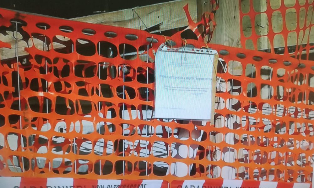 Brienno, cantiere abusivo in riva al lago, area sequestrata dai carabinieri