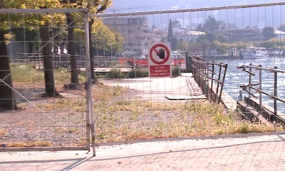 Como, il cantiere delle paratie. Fermi: “I lavori ripartiranno dopo l’estate 2019”