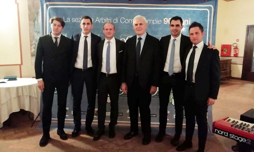 La festa dei 90 anni dell’Associazione italiana arbitri di Como