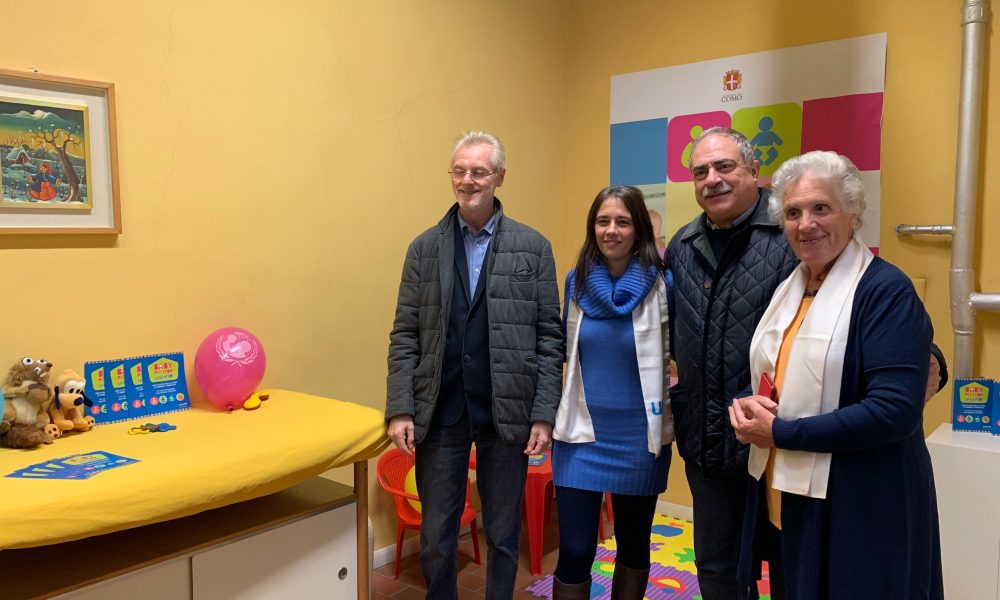 Baby pit stop, l’area di sosta per l’allattamento in Comune a Como