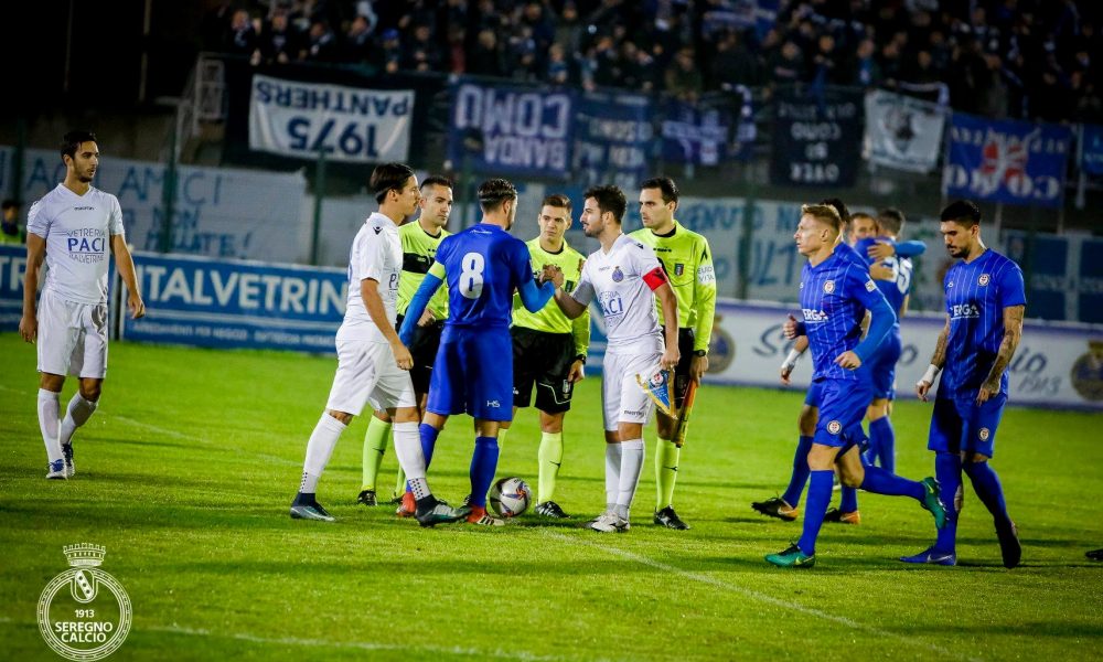 Como, a Seregno succede di tutto: 3 a 3, azzurri in nove, espulso mister Banchini