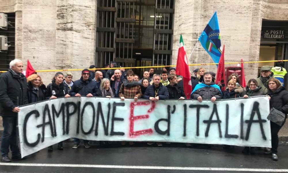 Protesta a Roma dei dipendenti del Casinò: “Serve un ammortizzatore sociale”