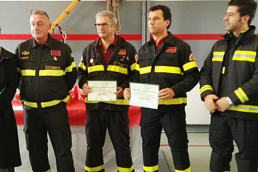 Santa Barbara, riconoscimento regionale ai vigili del fuoco di Lomazzo