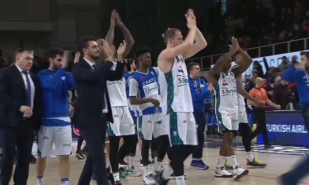 Basket, Cantù espugna Trento. Coach Pashutin: “Una bella vittoria di squadra”