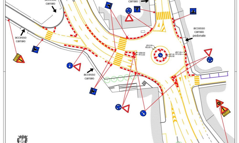 Rotatoria di piazza San Rocco: da domani i lavori. Nuova (provvisoria) viabilità con l’inizio delle scuole