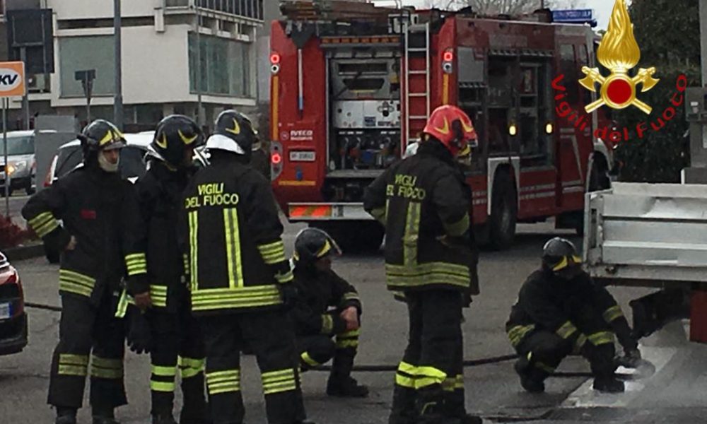 Perdita di Gpl in un distributore, intervengono i vigili del fuoco