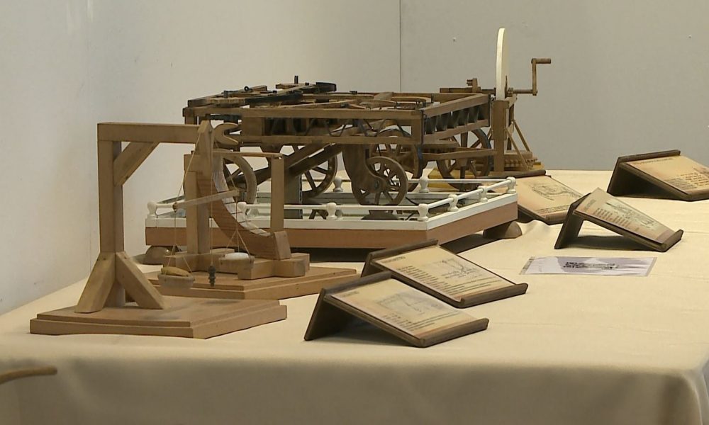 Le celebrazioni a 500 anni dalla morte: oggi l’inaugurazione della mostra “Le macchine di Leonardo”
