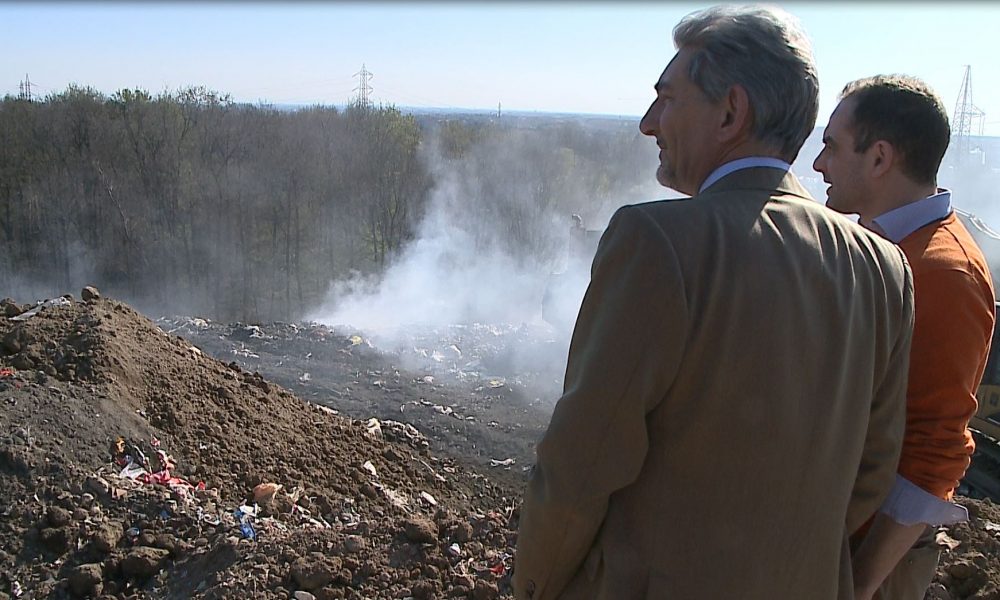 Incendio nella discarica di Mariano Comense, il sopralluogo dell’assessore regionale Cattaneo